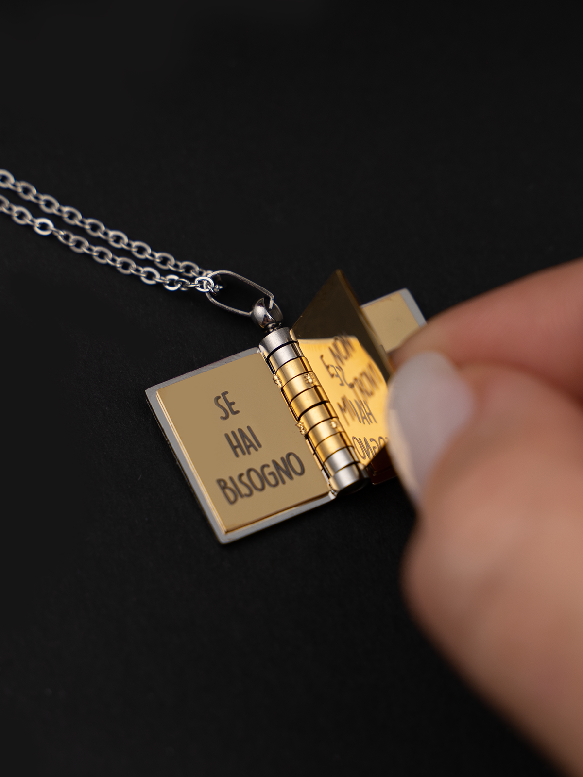 Collana Personalizzata In Acciaio Con Codice Morse - Il Vostro Segreto D'Amore A Distanza, Regalo Unico Per Lei
