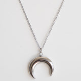 Collana Argento con Ciondolo Mezzaluna - Luna Mistica