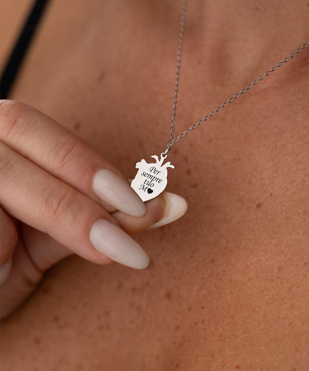 Collana Cuore Anatomico - Battito d'Amore
