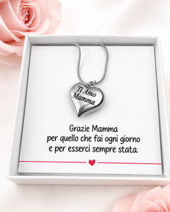 Collana Cuore Mio - Ti Amo Mamma