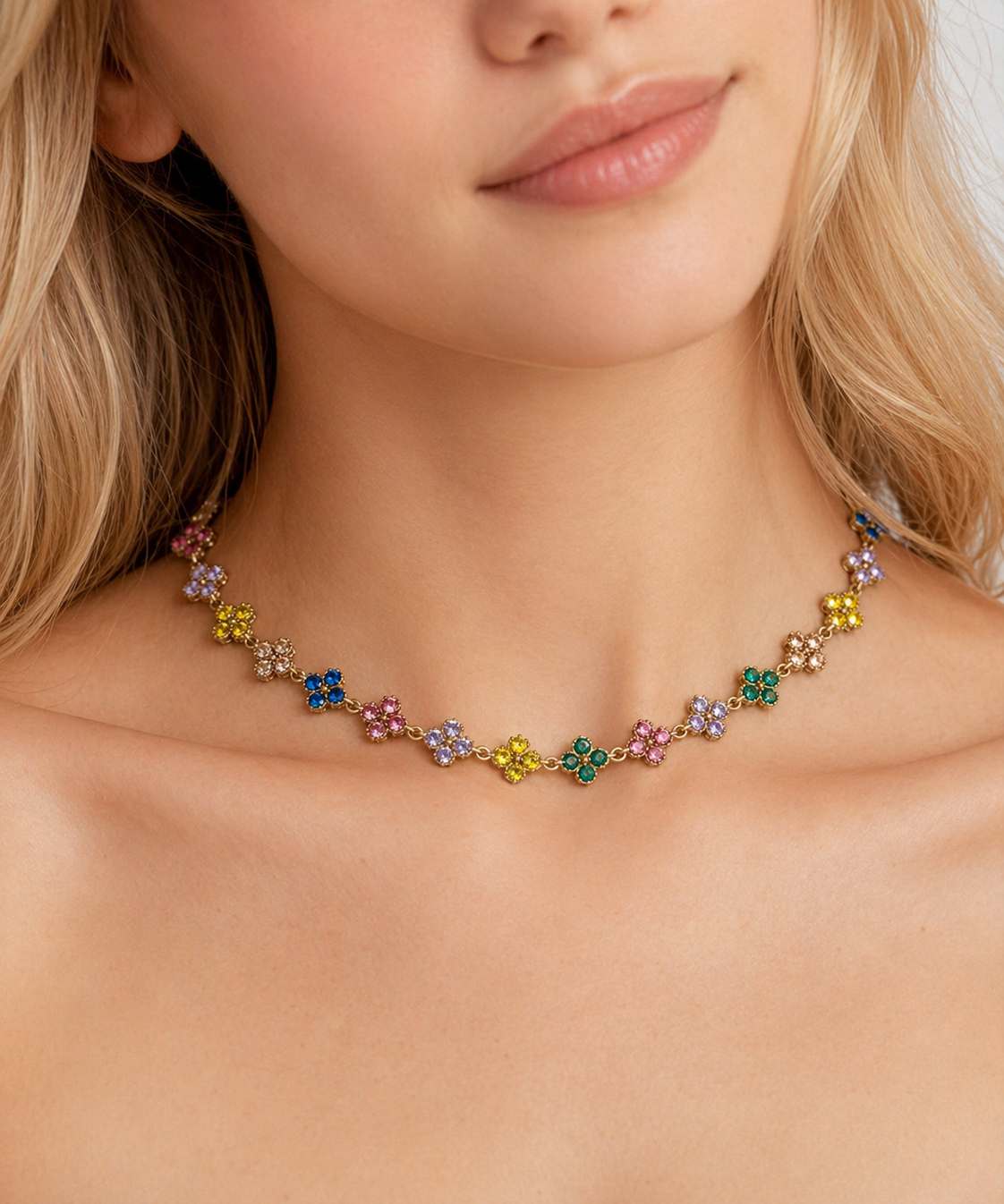 Collana Flora Pastel