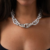 Collana a Catena in Argento con Maglie Spesse - Silver Strength