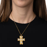 Collana con Pendente a Croce in Oro - Sacred Elegance Donna