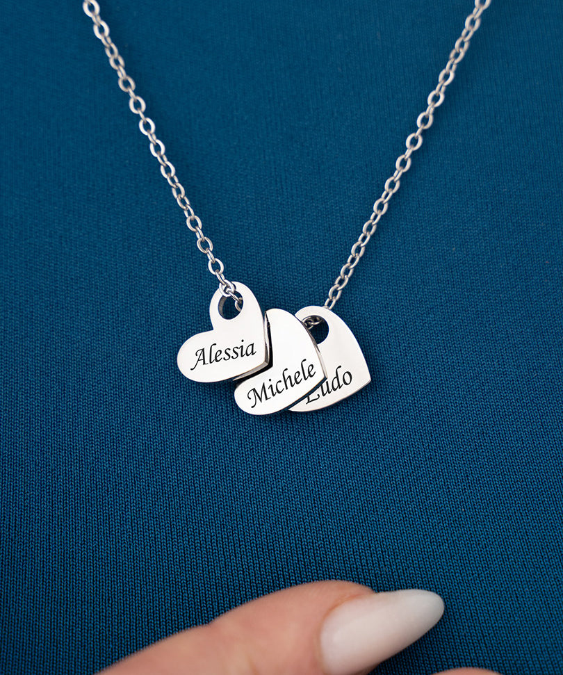 Collana con cuori - Amori della Mamma