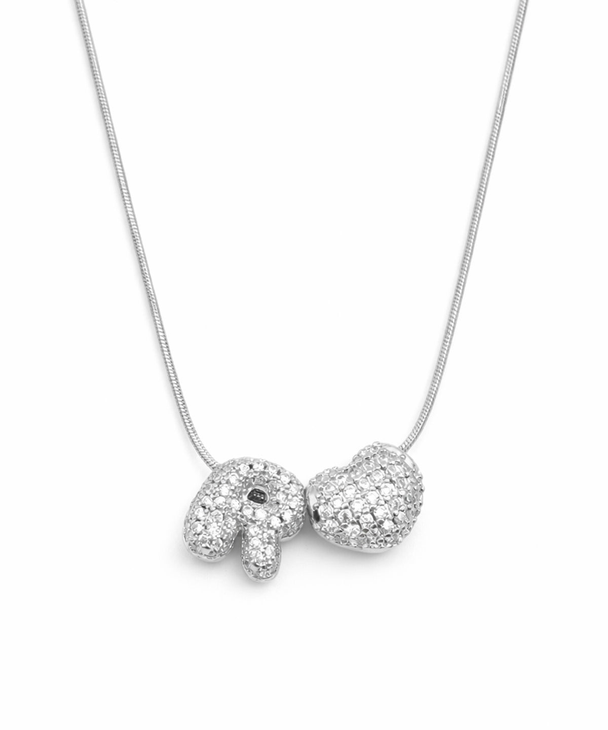 Collana con Lettera Zirconata - Shine