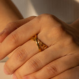 Anello regolabile - Golden Serenity