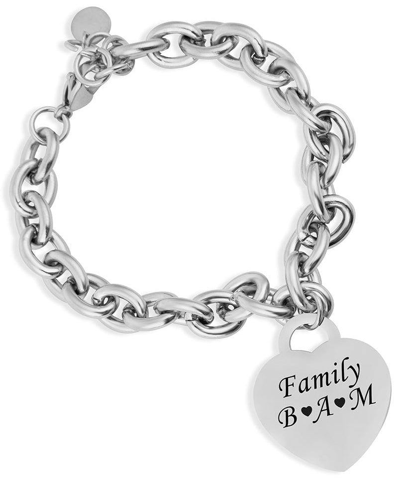 Bracciale con Cuore Personalizzato - Lovely