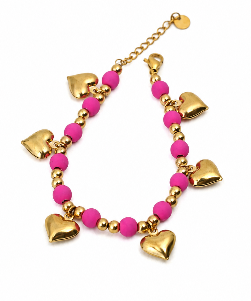 Bracciale Cuore d'oro