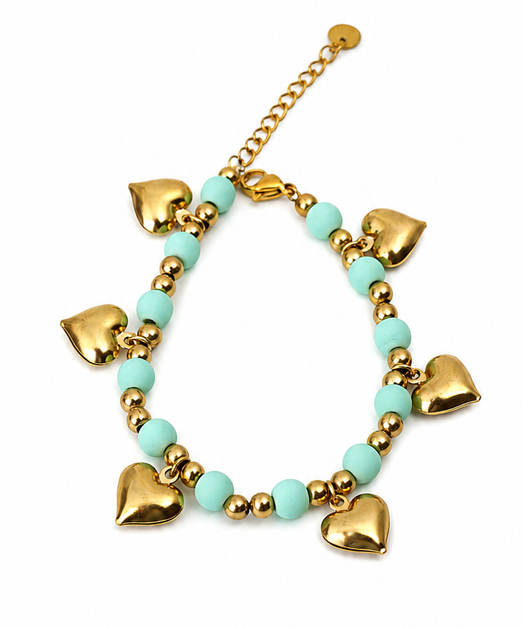 Bracciale Cuore d'oro