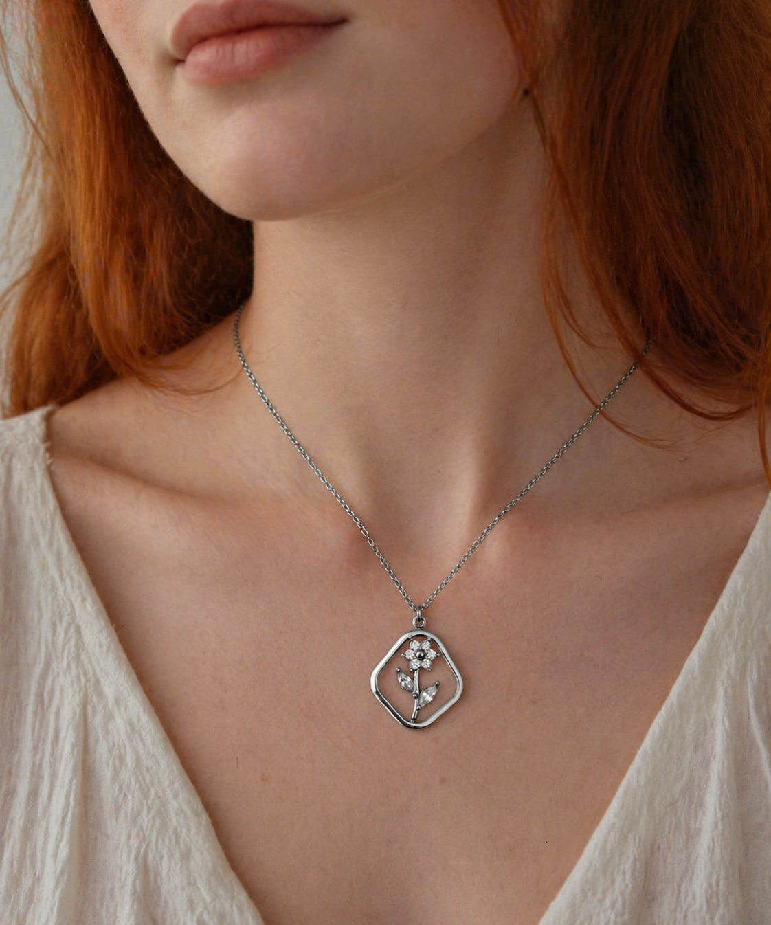 Collana con fiore - Mirabelle