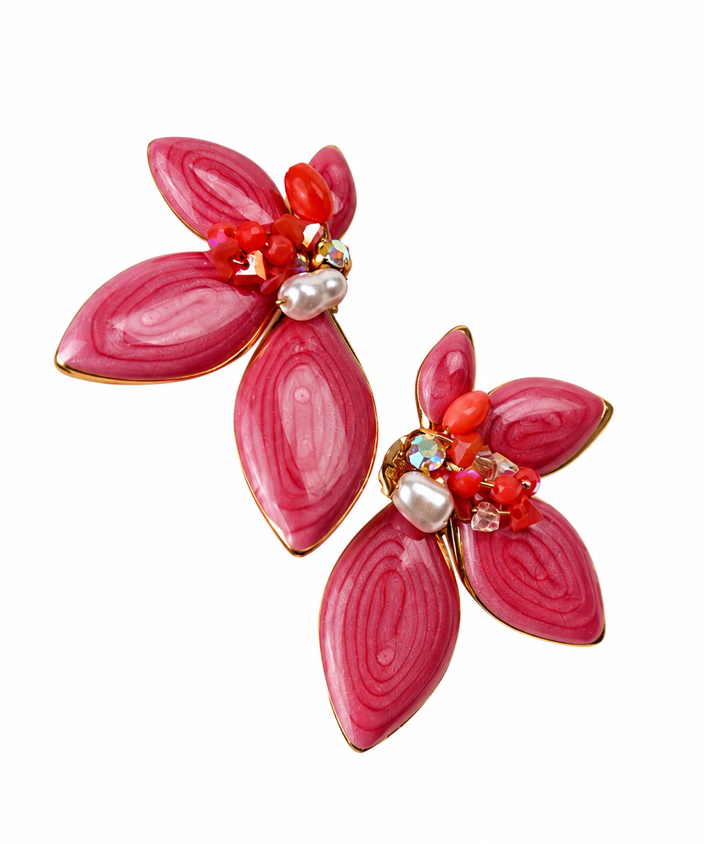 Orecchini Orchidea Summer